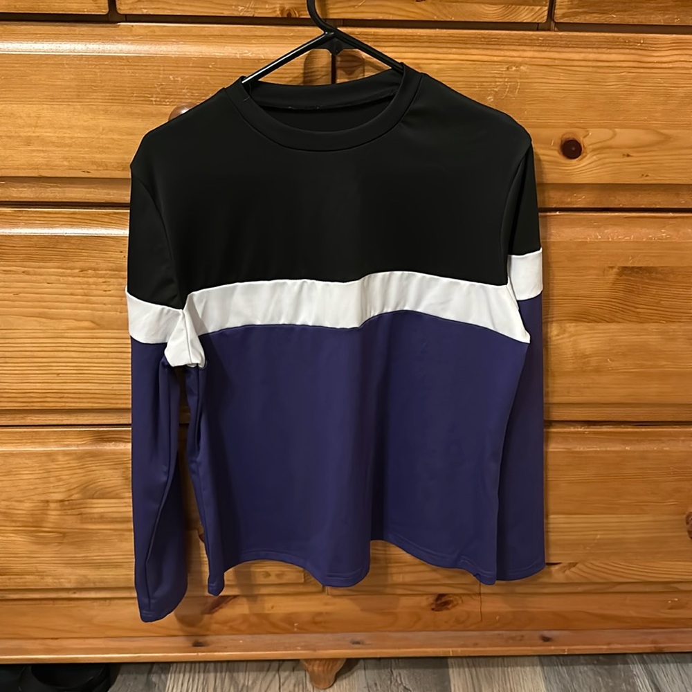 Tri colored long sleeve